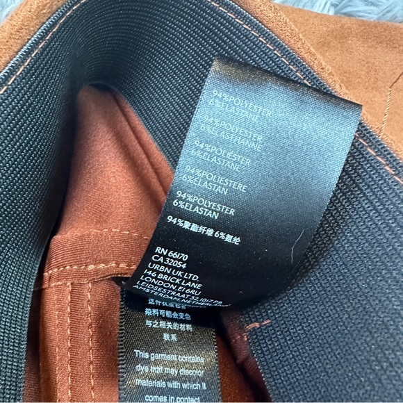 CRVY Real Deal Slit Vegan Suede Pants size 31 - Picture 8 of 11